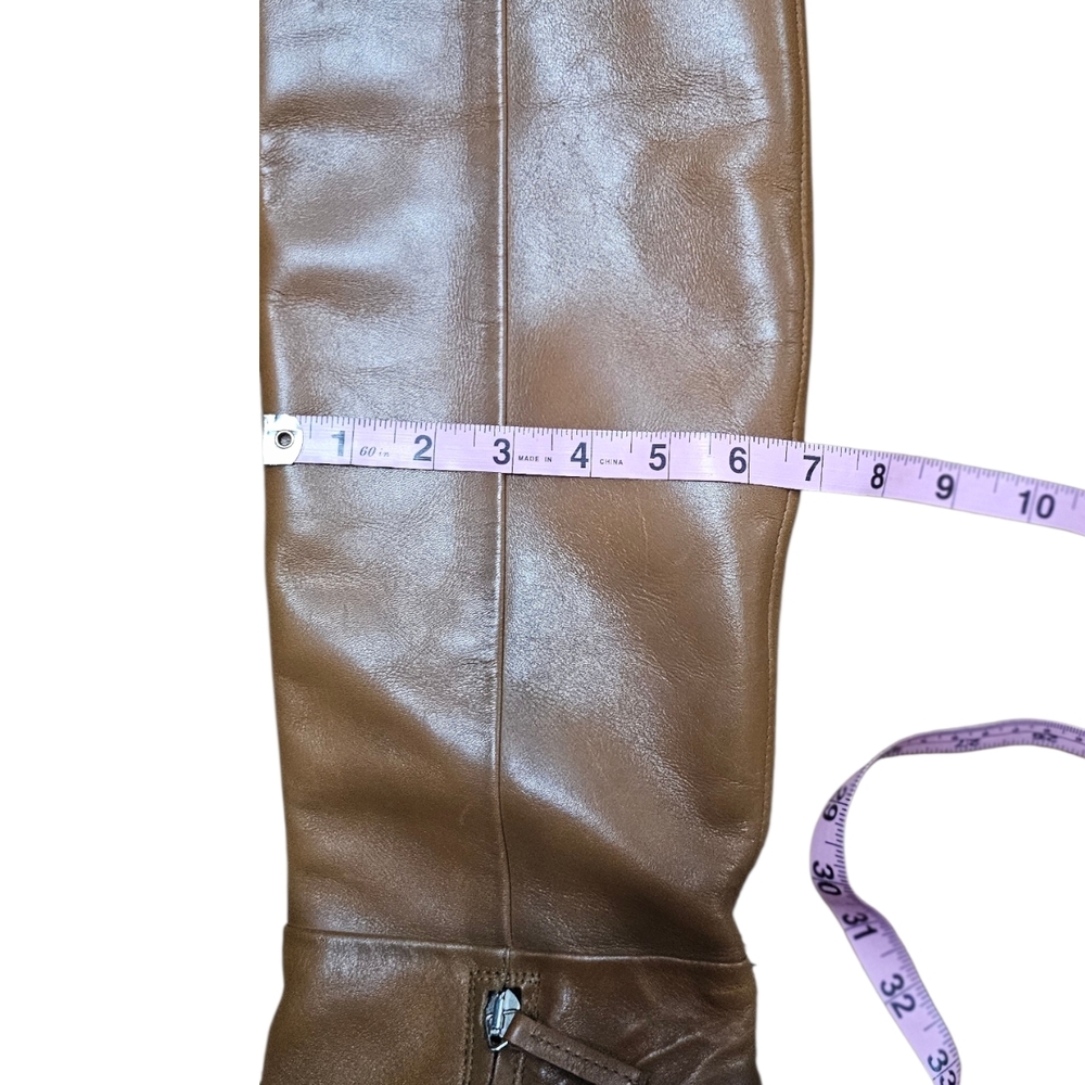 Zara Tan Over the Knee Boots - Picture 8 of 9